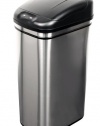 NST Nine Stars DZT-42-1 Infrared Touchless Automatic Motion Sensor Lid Open Trash Can, 11.1-Gallon