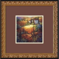 Morning Light Tuscany by Nancy O'Toole, Framed Print Art - 18.17 x 18.23