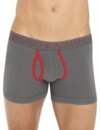 Emporio Armani Men's Contrast Color Stretch Boxer Brief