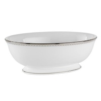 Lenox Pearl Platinum Bone China Open Vegetable Bowl