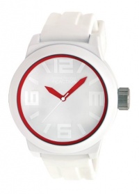 Kenneth Cole Reaction Men's RK1241 Triple White Red Details Watch