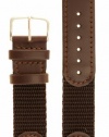 Men's Swiss Army Style Watchband - Color Brown Size: 19mm Watch Band