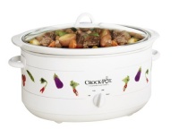 Crock-Pot 5070VG 7-Quart Oval Manual Slow Cooker, White