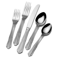 Pfaltzgraff Everyday Edgehill Frost 20-Piece Flatware Set, Service for 4