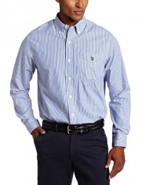 U.S. Polo Assn. Men's Striped Shirt With Two Contrasting Colors