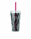 Copco 24-Ounce Minimus Zebra Tumbler, Black