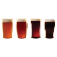 Luigi Bormioli Social Ave Beer Assorted Essentiales, 17-1/2-Ounce, Set of 4