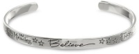 Sterling Silver Believe In Miracles Cuff Bracelet