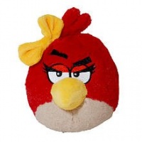 Angry Birds Plush 5-Inch Girl Red Bird with Sound