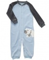 Carter's Polar Bear Snap-Up Velour Jumpsuit