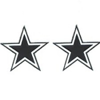 Studded NFL Earrings - Dallas Cowboys