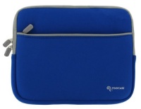 rooCASE Neoprene Netbook Sleeve Case Cover for HP 10.1-Inch Mini 210-2080NR Netbook (Invisible Zipper Dual-Pocket - Dark Blue)