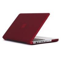 Speck See Thru Satin Case for 13-Inch MacBook Pro Unibody SD Card Slot Compatible (MB13AU-SAT-RED-D)