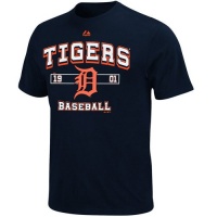 Detroit Tigers Navy Past Time Original T-Shirt