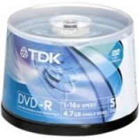 TDK 16X DVD+R 100PK Spindle