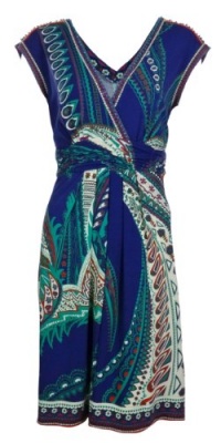 Eci New York Women's Printed Jersey Dress