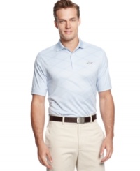 Put in a top performance with this golf shirt from Greg Norman for Tasso Elba featuring PlayDry® technology for comfort.