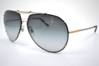 DOLCE & GABBANA DG 2075 Sunglasses Silver/Gold 05/8G Shades