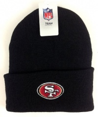 San Francisco 49ers Classic Cuffed Knit Hat in Black