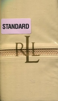 Lauren By Ralph Lauren Almond Standard Pillowcases ~ Regent Sateen