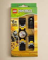 The masters of spinjitzu are here! LEGO® have created another iconic watch tied to the fantastic LEGO® series, Ninjago™! This watch comes with multi-colored, interchangeable links and an easy-to-read watch face that is not only exciting but also comfortable and durable.