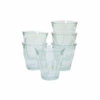 Duralex Picardie 3-3/4-Ounce Clear Tumbler, Set of 6