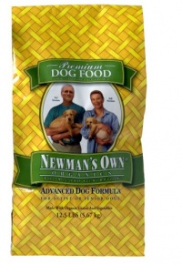 Newman's Own Organics Advanced Dog Formula for Active or Senior Dogs, 12.5-Pound Bag