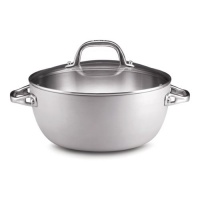 Anolon Chef Clad 5-1/2-Quart Covered Casserole