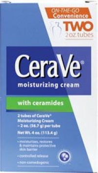 CeraVe Moisturizing Cream, Two 2 Ounce Tubes