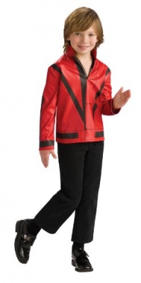 Michael Jackson Costume, Child's Thriller Red Jacket Costume