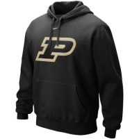 Nike Purdue Boilermakers Black Classic Logo Pullover Hoodie Sweatshirt - (Small)