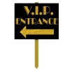 VIP Entrance Yard Sign Party Accessory (1 count)