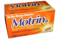 Motrin IB (Ibuprofen) Pain Reliever - 300 Coated Tablets