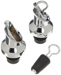 Prodyne WP-2 2-in-1 Wine Pourer/Stopper, Set of 2