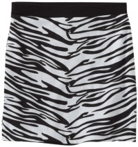 Energie Girls 7-16 Reversible Printed Skirt, Zebra, Large