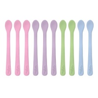 green sprouts 10 Pack Sprout Ware Infant Spoon, Girl