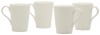 Red Vanilla Pure Vanilla Conical Mugs, Set of 4