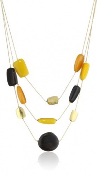 Kenneth Cole New York Urban Desert Multi-Colored Geometric Bead Illusion Necklace