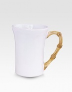 An elegant, extremely versatile mug in lasting ceramic stoneware with handpainted bamboo detail. From the Classic Bamboo Collection12-oz. capacity5H X 3½ diam.Ceramic stonewareDishwasher safeImported 