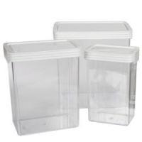 Click Clack Kitchen Essentials Large Airtight Canister Set of Three