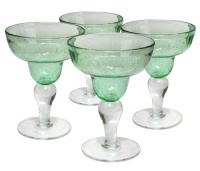 Artland Iris Margarita, 8-Ounce, Light Green, Set of 4