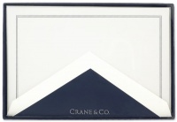 Crane & Co. Pearl White Triple Hairline Correspondence Cards (CC3971)