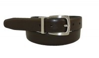 Dockers Boys 8-20 Dockers Reversible Black To Brown Belt With Brushed Nickel Finish Buckle