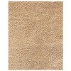 Anji Mountain Bamboo Chairmat & Rug Co. 3-Foot-by-5-Foot Silky Shag Rug, Beige