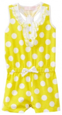 Kids Headquarters Baby-girls Infant Bhq Romper, Yellow, 12 Months