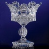 Godinger 3595 Royalty Crystal Bowl with Pedestal