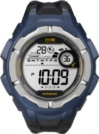 Timex Men's T5K593 1440 Sports Digital Full-Size Blue/Black Resin Strap Watch