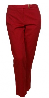 Charter Club Women's Prep A Porter Classic Fit Red Pants