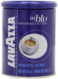 Lavazza in Blu Espresso Ground Coffee, 8.8-Ounce Tins (Pack of 4)