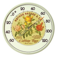 AcuRite 01836 12.5-Inch Wall Thermometer, Cabbage Rose